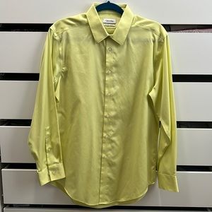 Calvin Klein Mens Non-Iron Slim-Fit Shirt